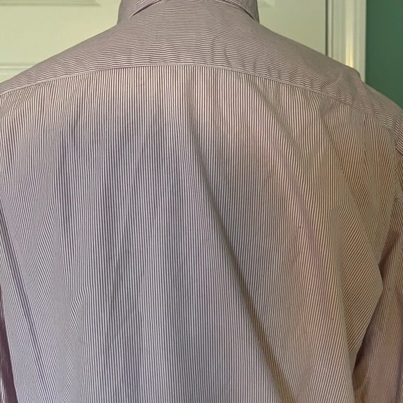 Purple pinstripe button down - Picture 4 of 4